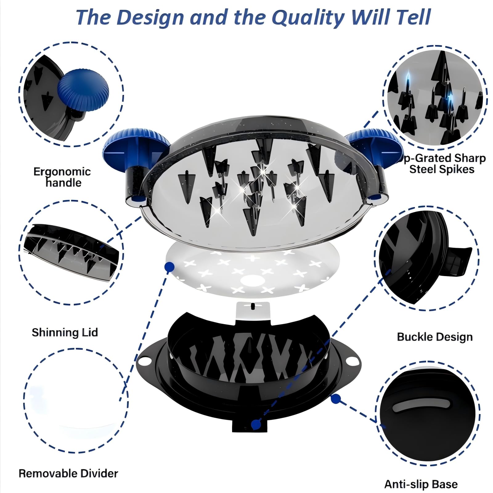 TAREG Twist Pro wall-mount holes shown for easy storage.