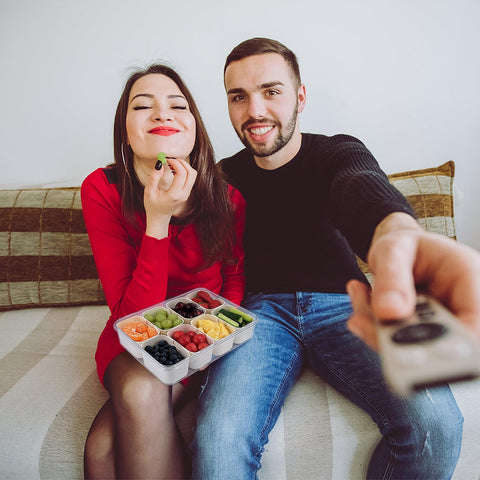 TAROSE Snackle Box portable tray suitable for travel and picnics