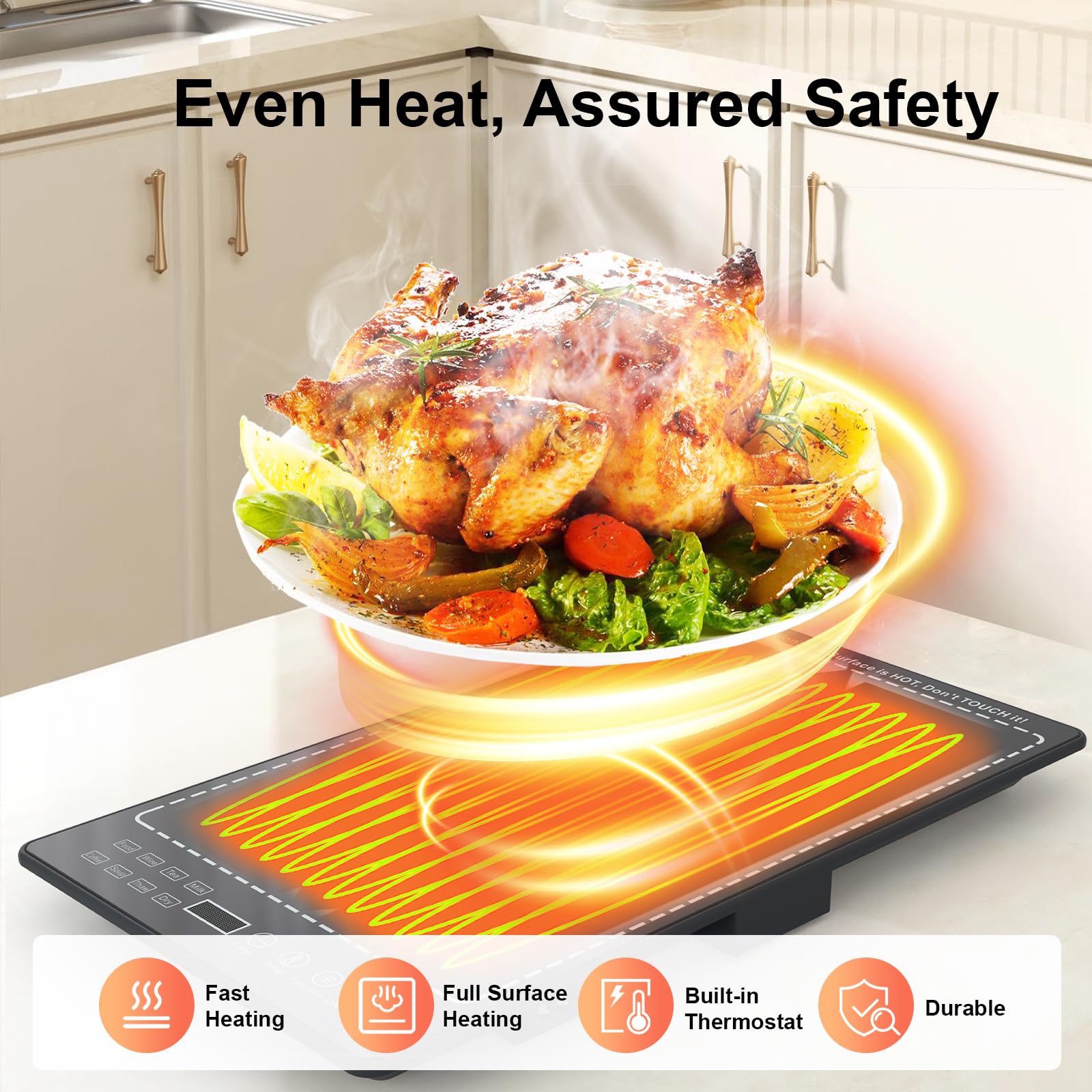 TAROVENN 12-hour timer helps keep dishes at the right pace.