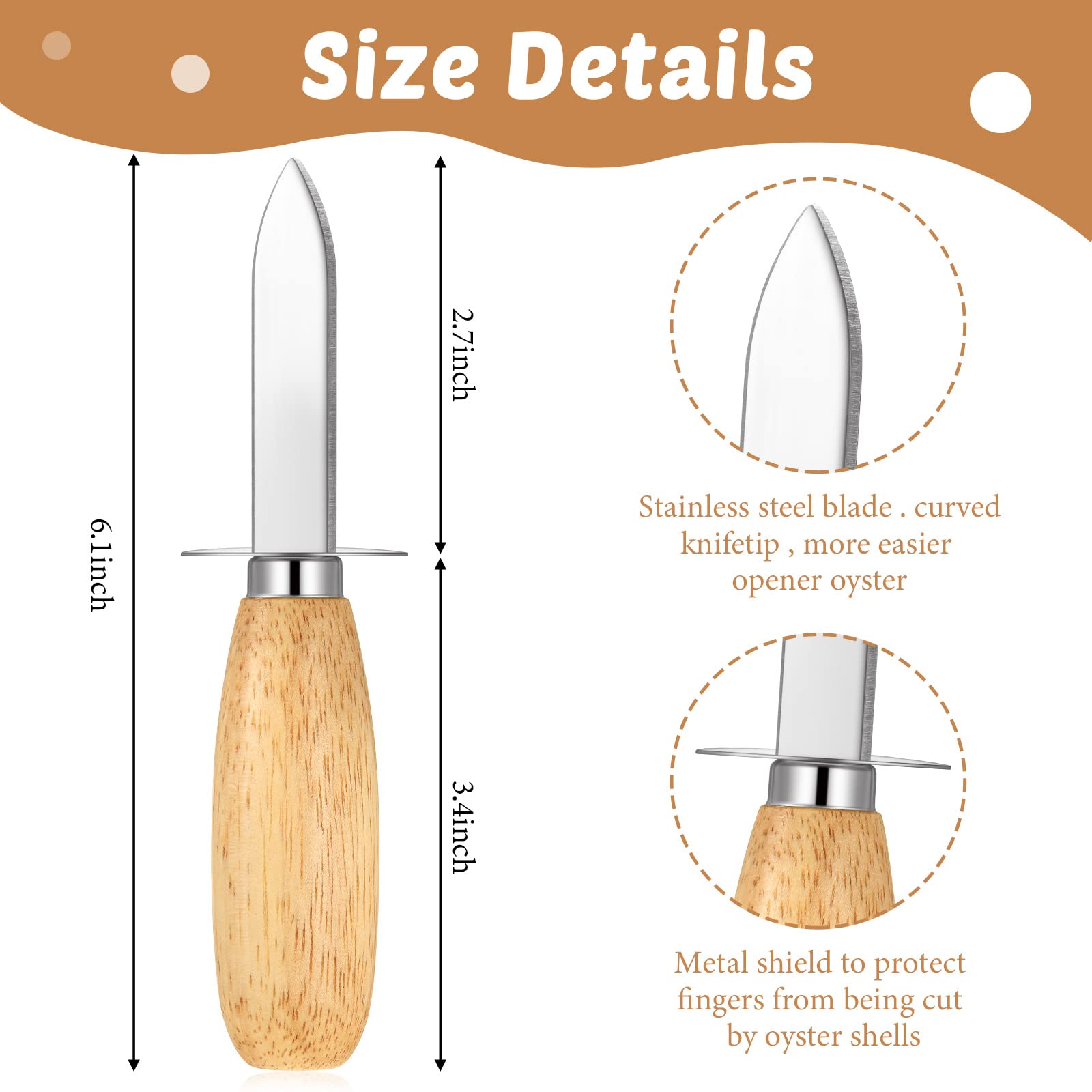 Tarpop cut-resistant gloves level 5 protect hands during oyster shucking.