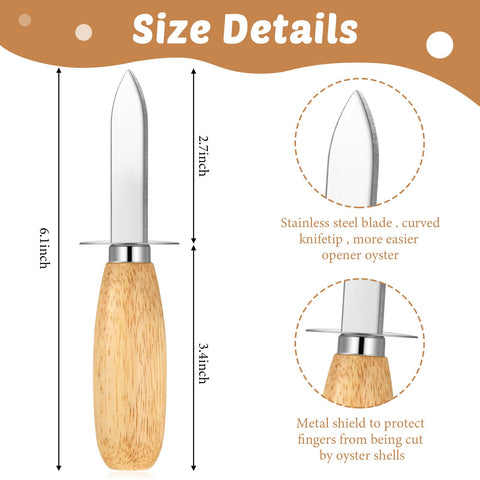 Tarpop cut-resistant gloves level 5 protect hands during oyster shucking.