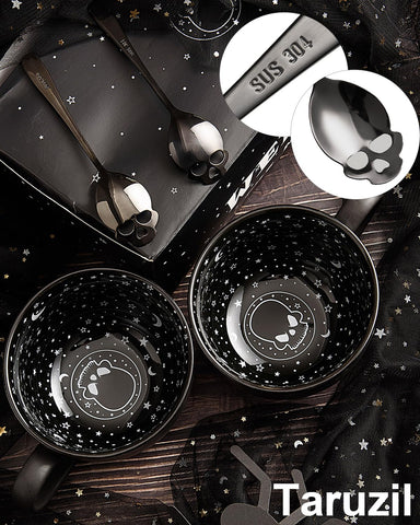 Taruzil gift-packaging mug set ready for gifting on Halloween or holidays.