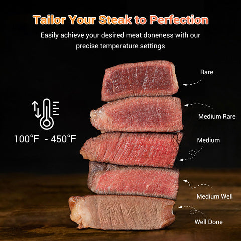 Tastee Air Fryer digital control panel enables quick, one-touch settings.