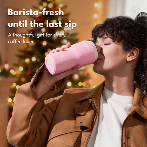 Tastee mug shows 30W fast charging for quick power-up.
