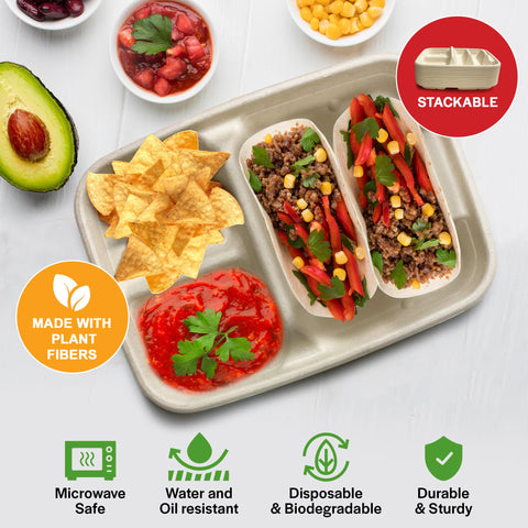 Tasty Taco 25 pack reduces mess and speeds up cleanup after gatherings.