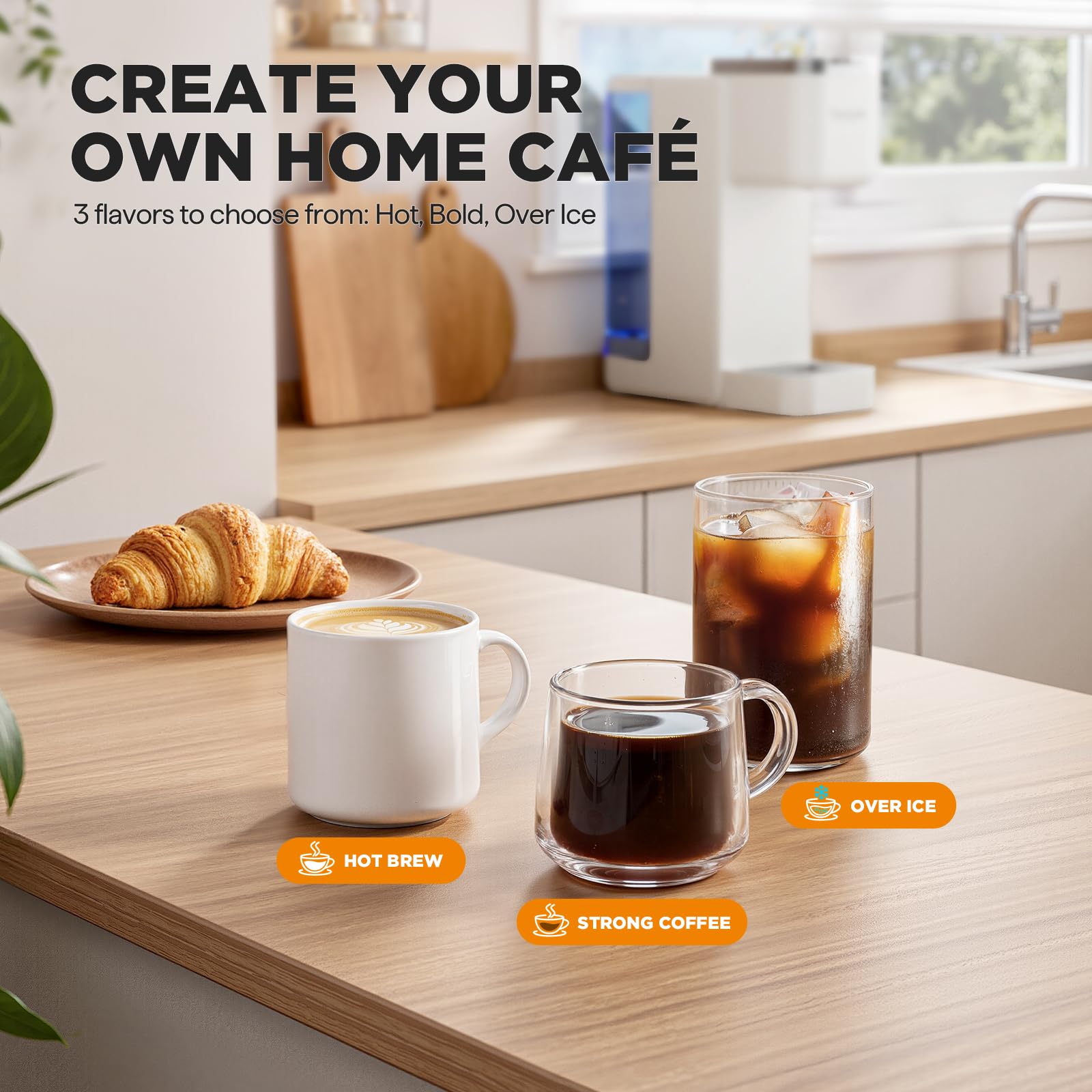 Tastyle 40oz removable reservoir shown for easy refills.