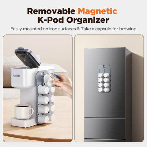 Tastyle six-cup size brewing options for versatile daily servings