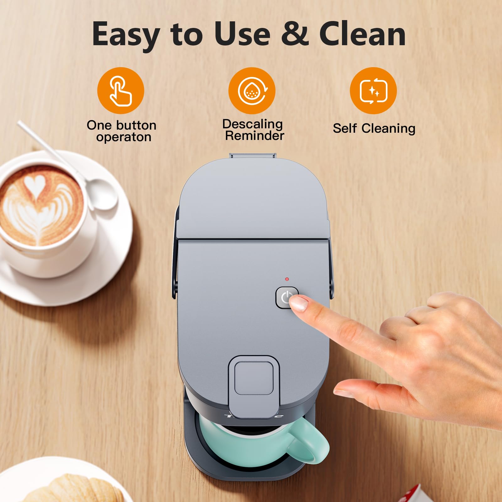 Tastyle 800-watt energy-saving coffee maker with auto shut-off