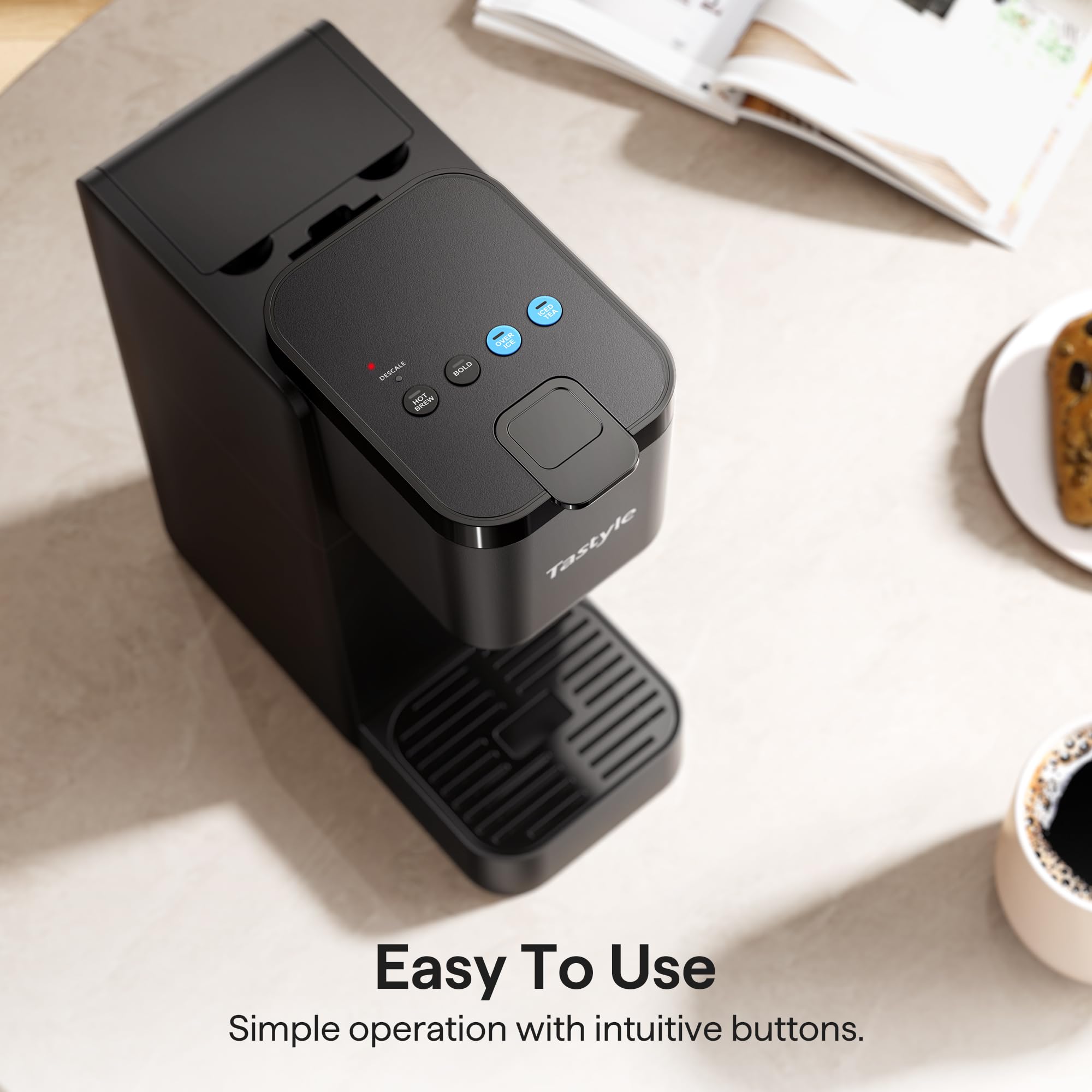 Tastyle BPA-free plastic and ETL certification ensure safety.