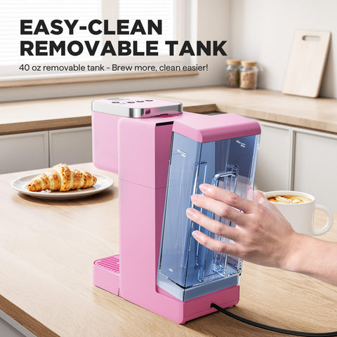 Tastyle dishwasher-safe parts simplify cleanup after busy mornings.