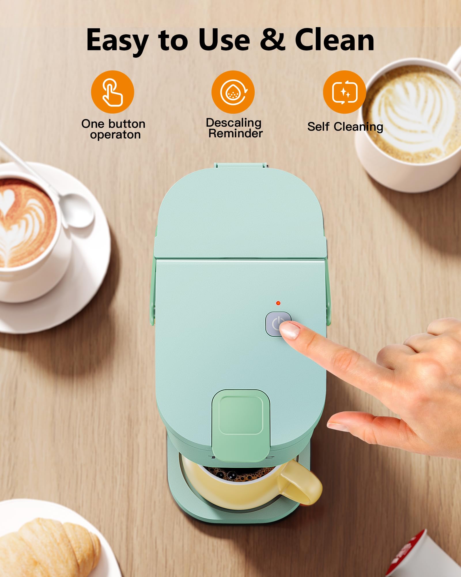 Tastyle energy saving design with auto shut off for safe brewing