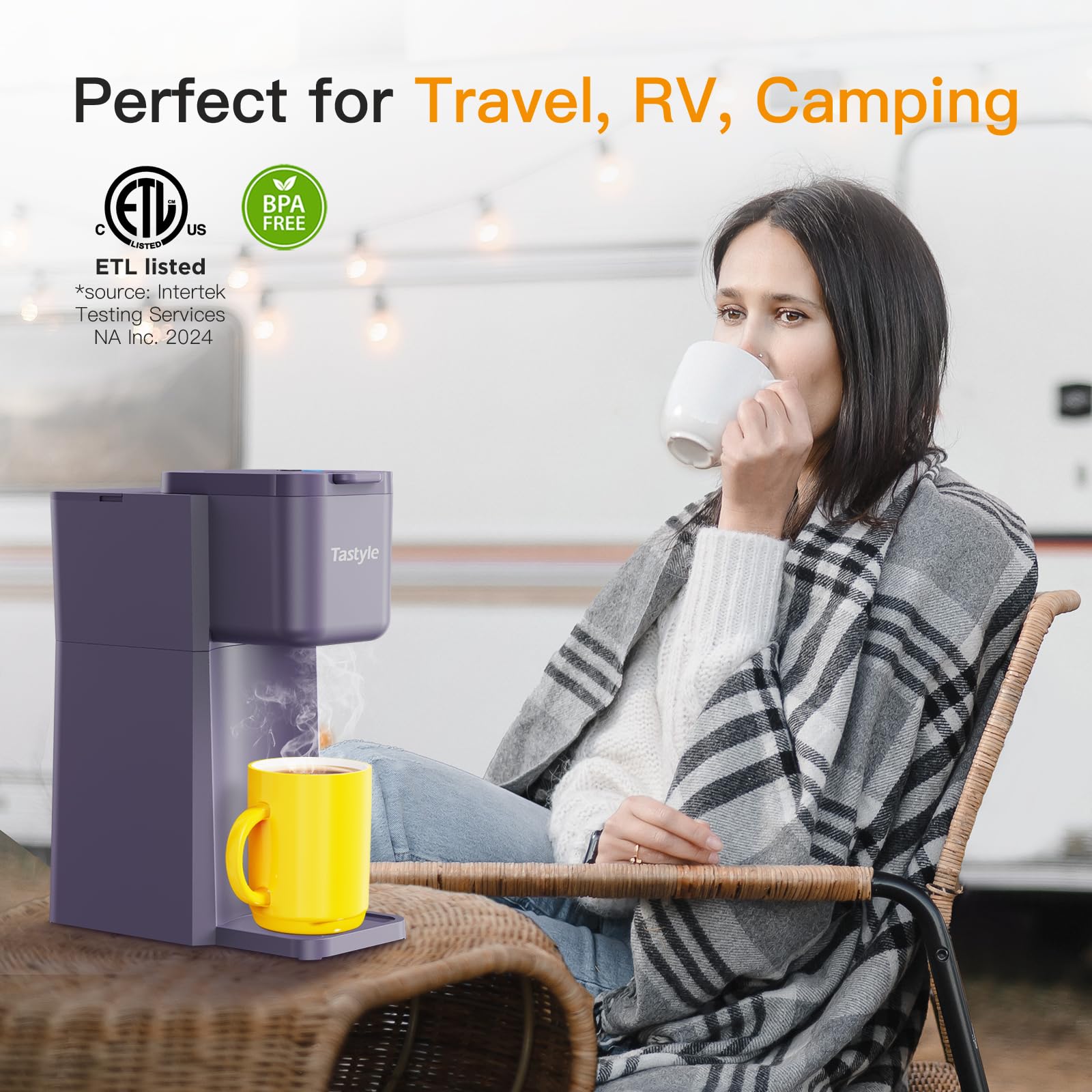 Tastyle Mini coffee maker fixed water tank during operation