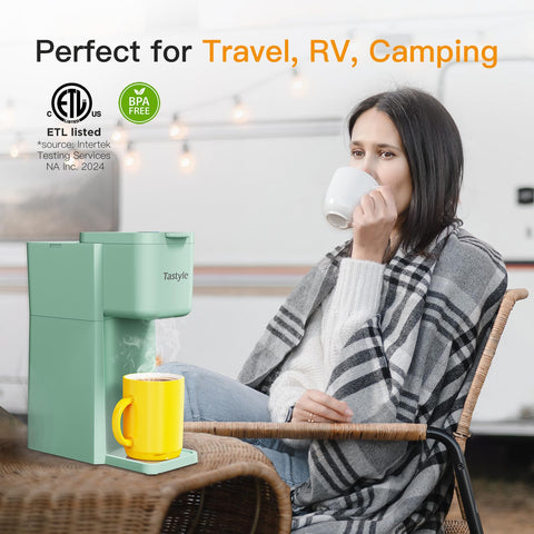 Tastyle Mini ground coffee option ready for customizable strength