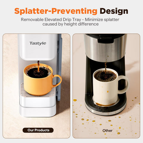 Tastyle 40oz removable water tank simplifies refills and cleaning