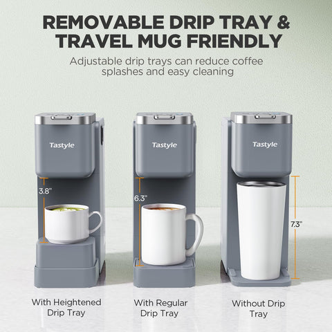 Tastyle travel mug fit demonstrates compatibility with on-the-go brewing