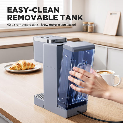 Tastyle fits travel mugs up to 7.3 inches tall for on-the-go use.