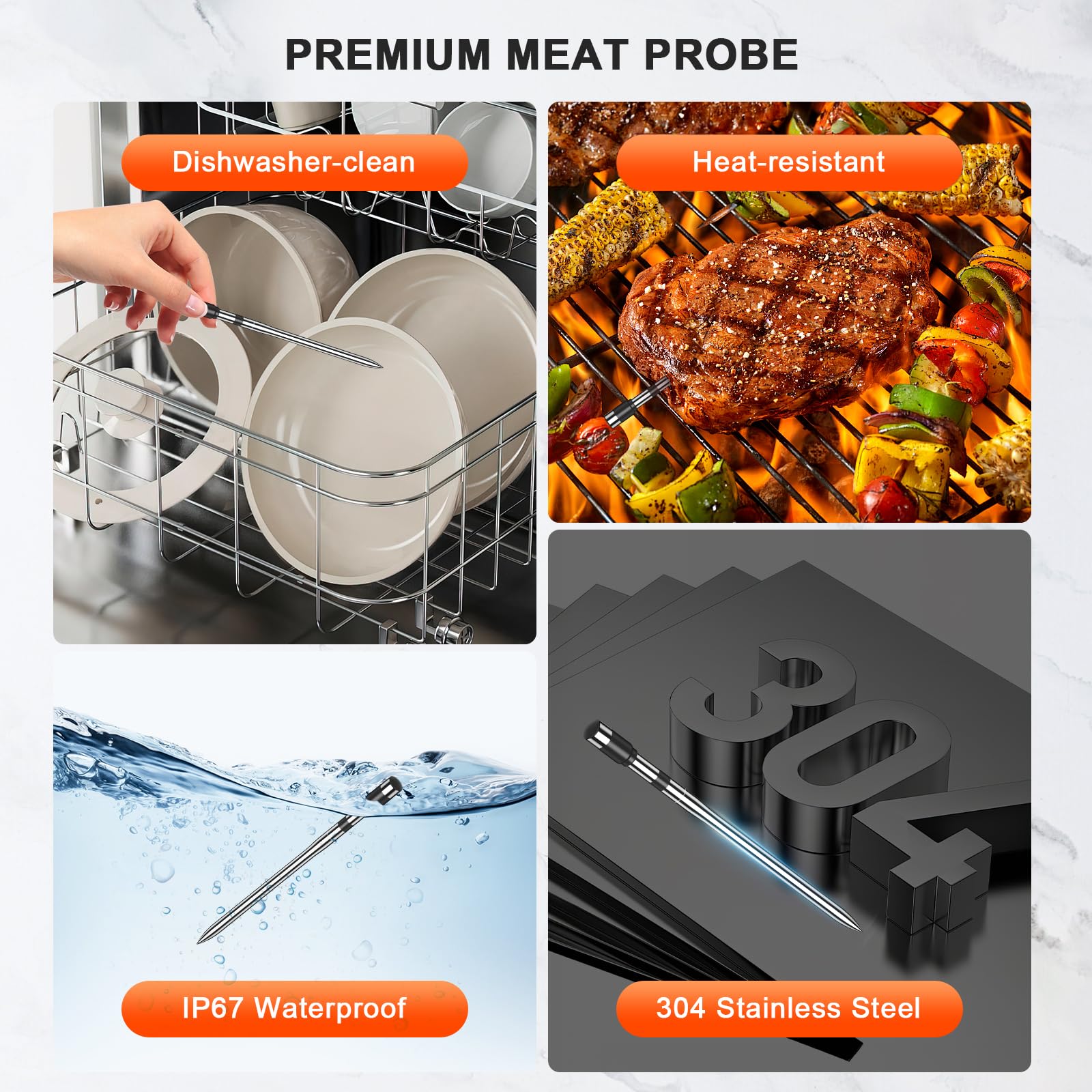 TASTYTI versatile compatibility with ovens, grills, and smokers for flexible cooking.