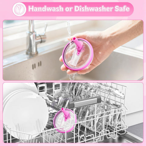 Tatamy BPA-free lid highlights dishwasher-safe, easy cleaning of components.