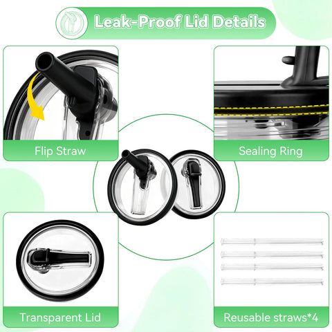 Tatamy BPA-free plastic lid for odor-free HydroJug sipping