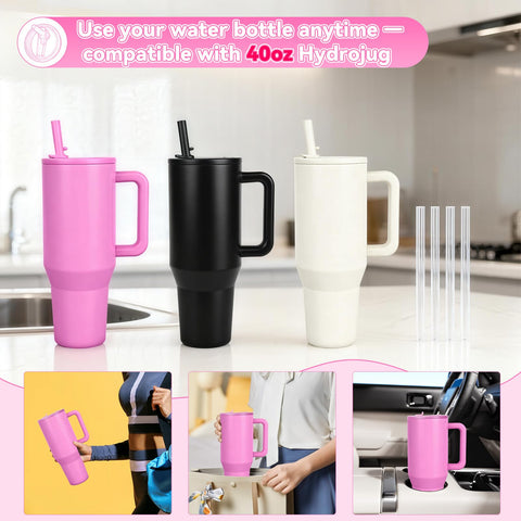 Tatamy purple HydroJug flip-straw lid demonstrates color-safe accessory for vibrant hydration.