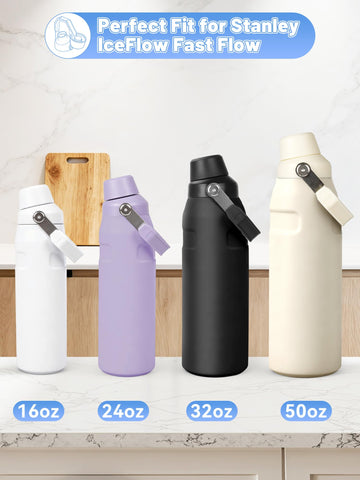 Tatamy IceFlow lid for 36oz bottle with wide mouth for easy ice addition.