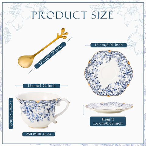 TATSUMI Country Roses spoon for stirring tea in style.