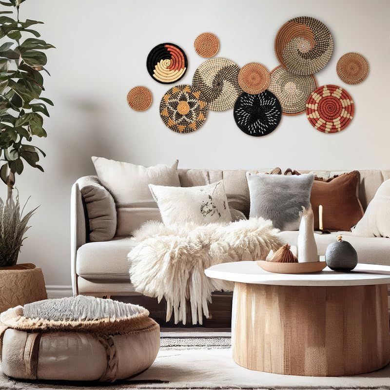 Tatuo boho wall basket design used as keys tray in entryway