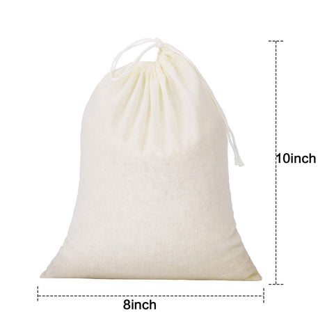 Tatuo cotton sachet bags in natural color, ideal for gifts.
