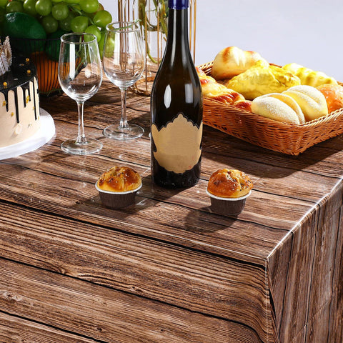 Tatuo easy-clean tablecloth surface lightweight and sturdy for parties