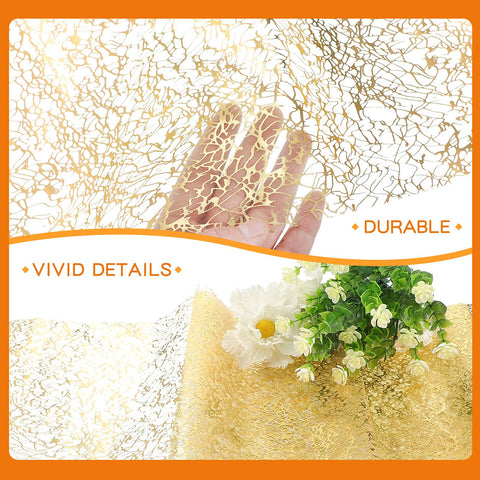 Tatuo metallic glitter gold table runner close-up showing sparkling texture