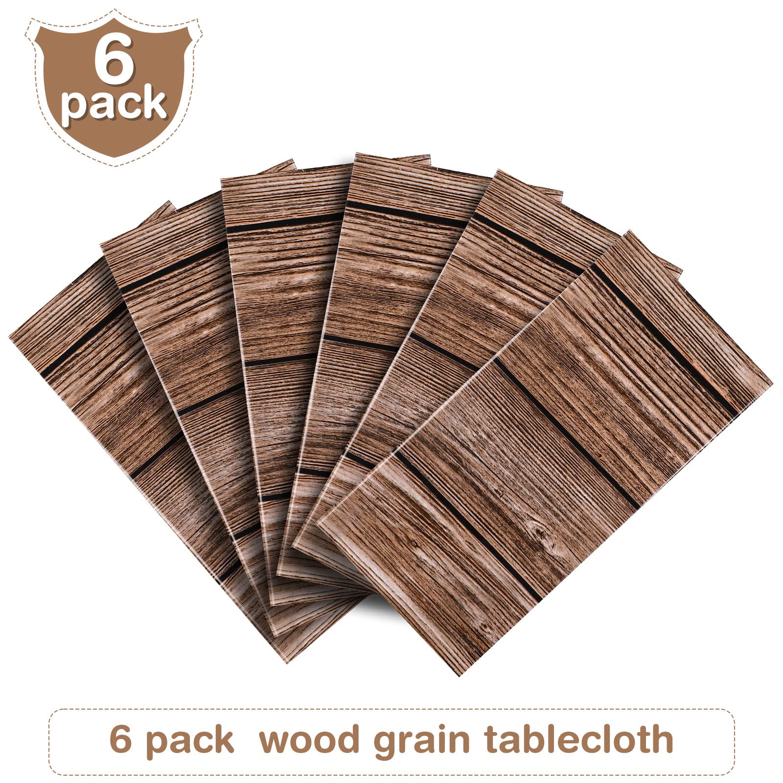 Tatuo waterproof plastic tablecloth durable and easy to wipe