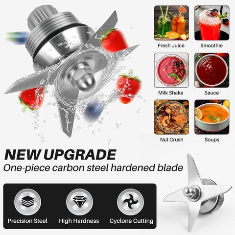 tauuio split-lid design on Vitamix pitcher for convenience