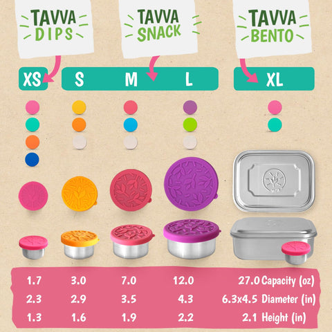 TAVVA easy-open lids for quick access to treats