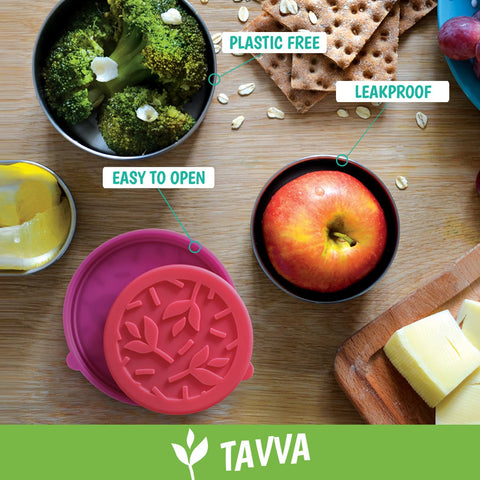 TAVVA gift-pack snack containers, practical and gift-ready for kids.