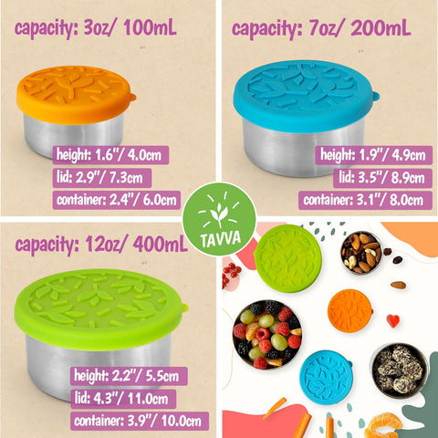 TAVVA leakproof silicone lid keeps lunch secure and mess-free