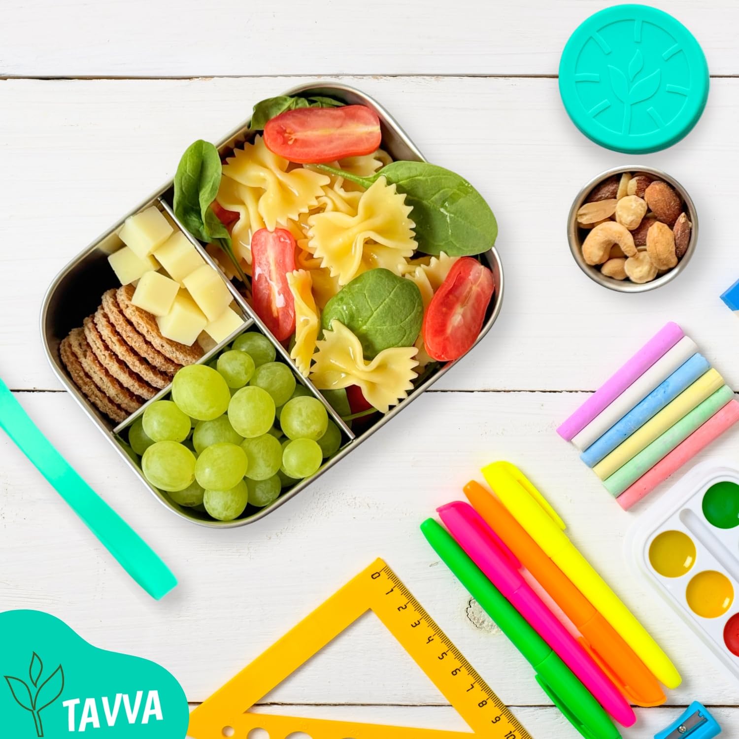 TAVVA on-the-go setup with compact design fits busy schedules
