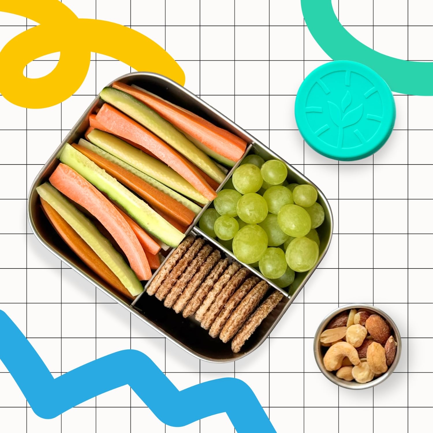 TAVVA sauce lid close-up shows secure cap for sauces