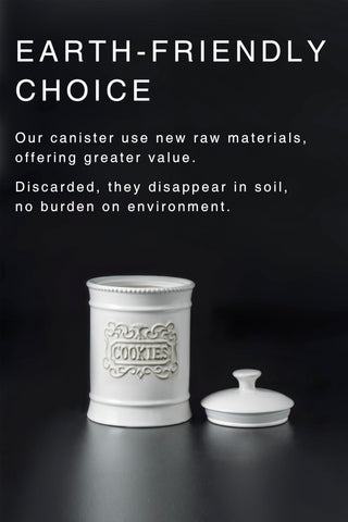 TAWCHES decorative cookie jar for kitchen counter complements retro-inspired decor.