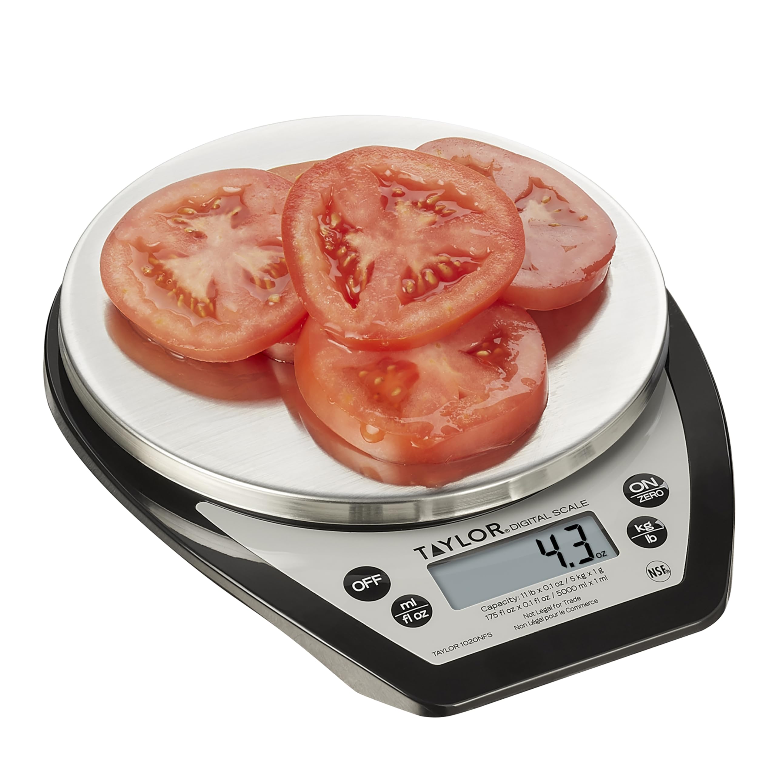 Taylor 1020NFS stainless steel platform highlights easy cleaning and sanitization.