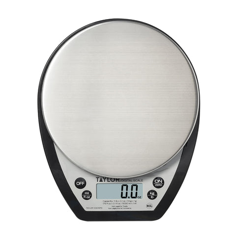 Taylor 1020NFS tare function enables quick net weight measurement.