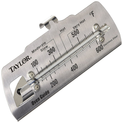 Taylor 5921n oven guide thermometer with a clear readout for precise cooking.