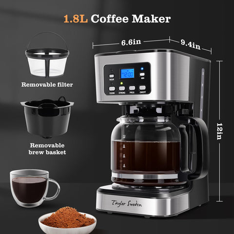 Taylor Swoden pause & serve spout for mid-brew pouring.