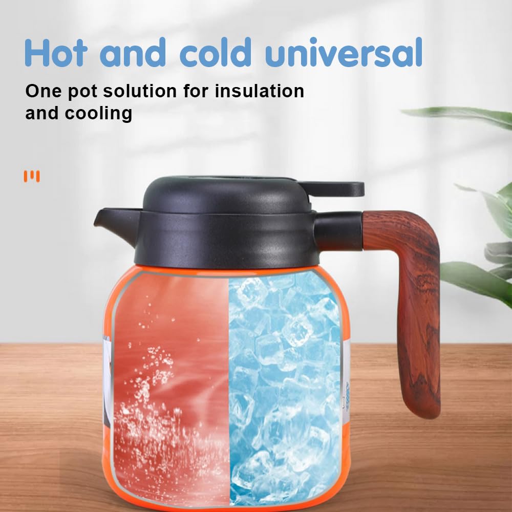 TBHAPY stainless steel thermal carafe preserves heat and aroma