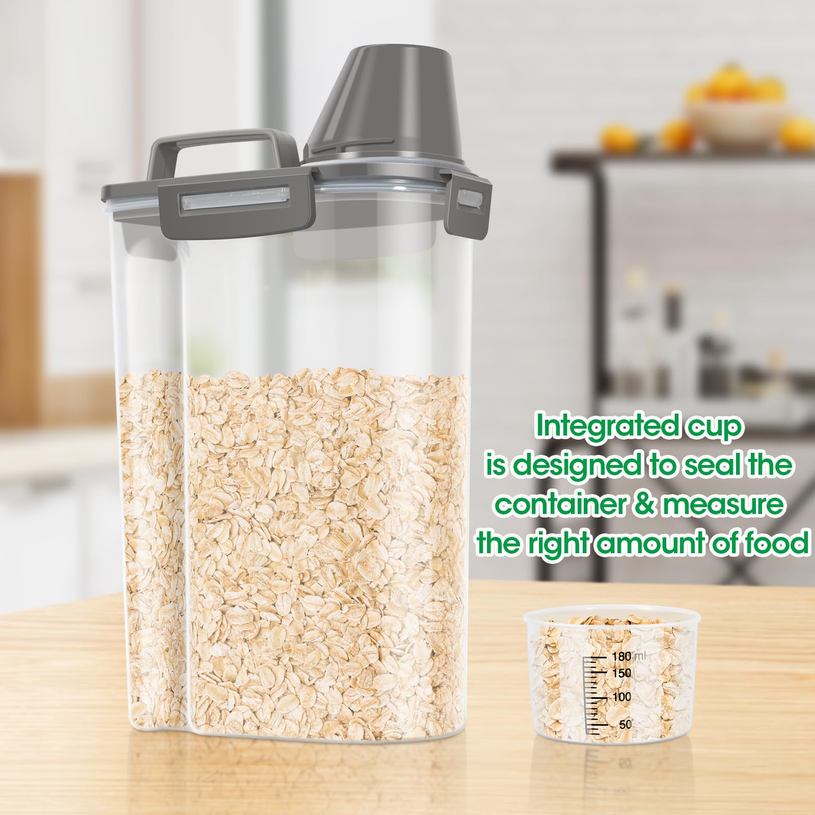 TBMax BPA-free material ensures safe storage of dry foods