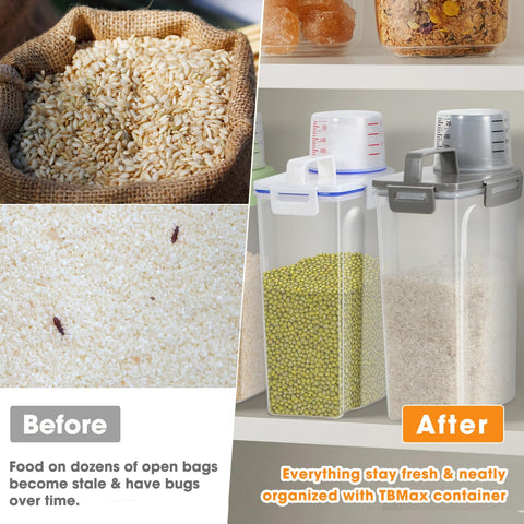 TBMax clear body providing quick visibility of food levels
