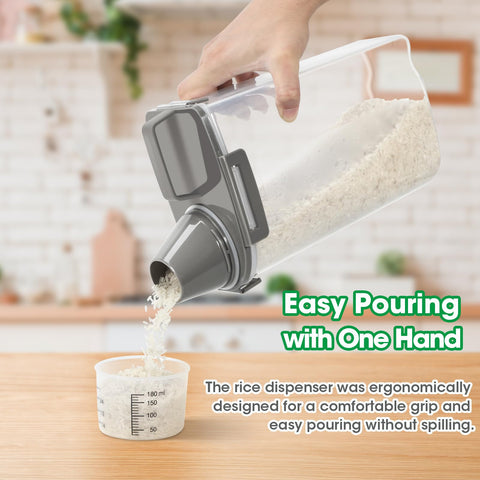 TBMax measuring cup integrated for precise portioning