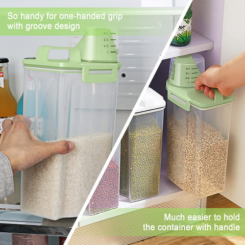 TBMax slim design saves space while keeping foods organized.