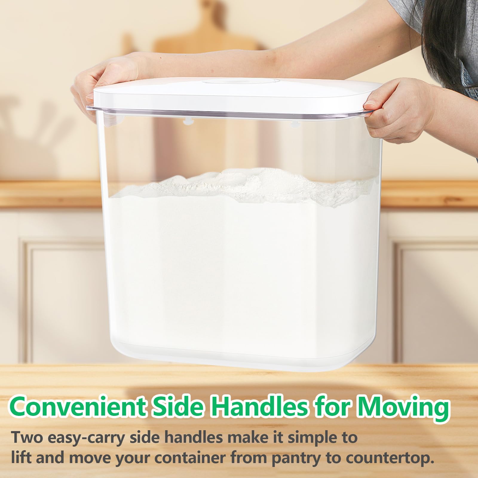 TBMAXS One-Touch Seal keeps ingredients fresh by blocking moisture.