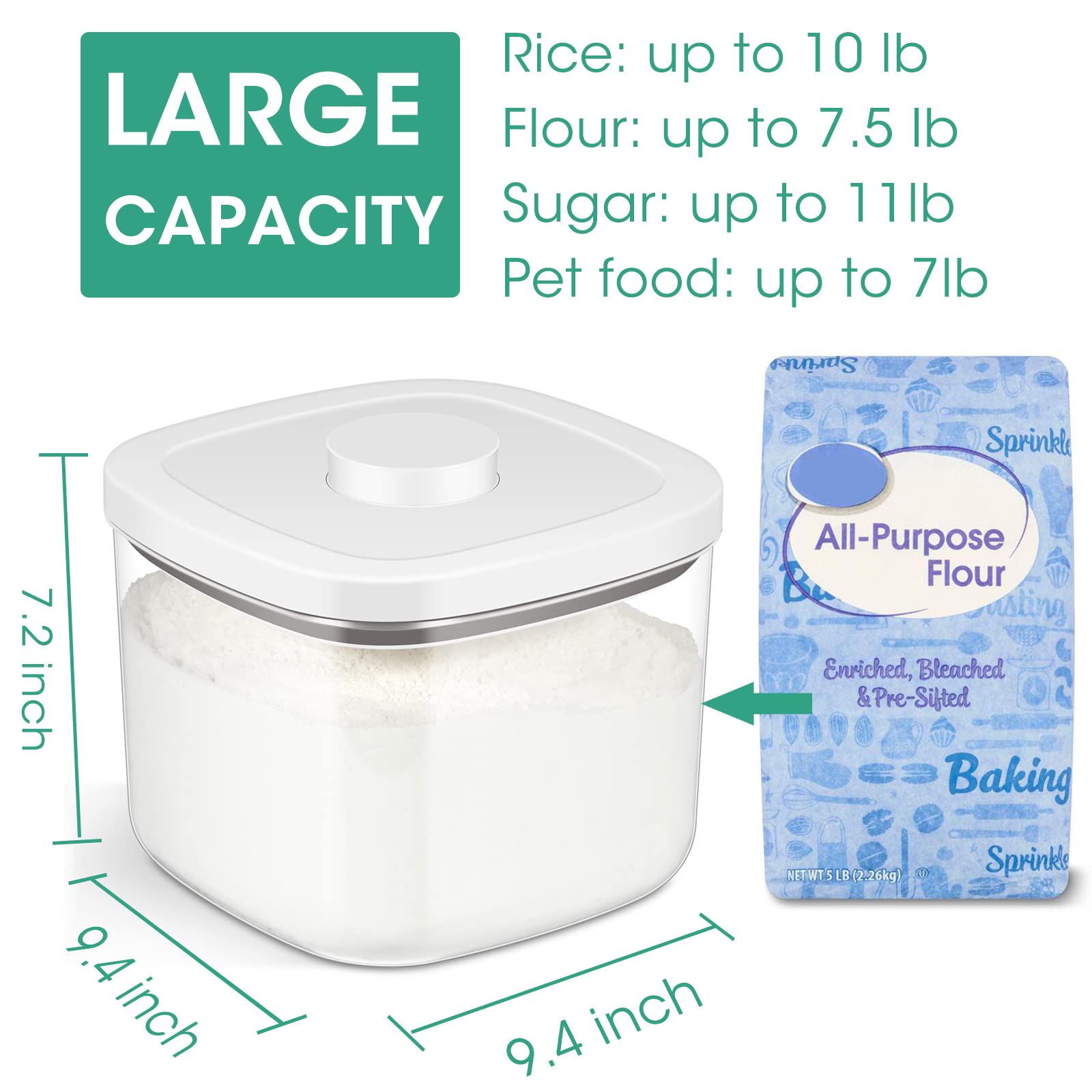 TBMAXS clear storage bin shows contents clearly for quick refills.
