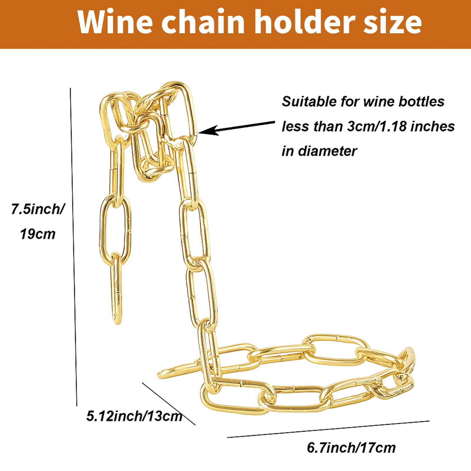 TBWHL levitating wine rack in gold enhances modern kitchen decor